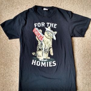 For the homies cat shirt
